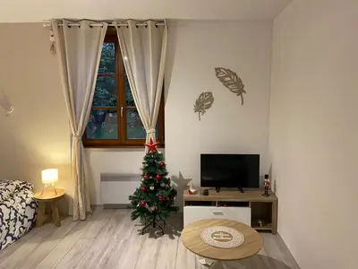 Télévision ou salle de divertissement dans l'établissement Studio Cocon de Plumes