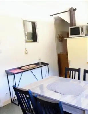 Cuisine ou kitchenette dans l'établissement Evasion Gérardmer