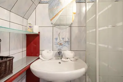 Salle de bains dans l'établissement L'Atypique au coeur du Vignoble