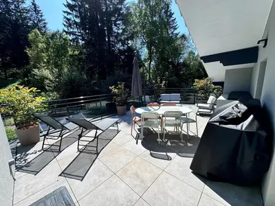 Balcon ou terrasse dans l'établissement Le Logis des Fées