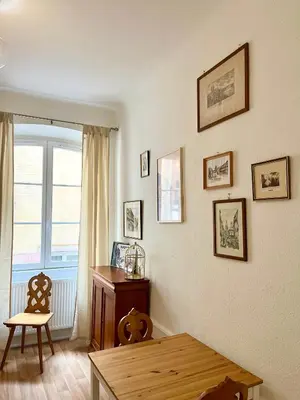 Coin salon dans l'établissement Chez Mamema