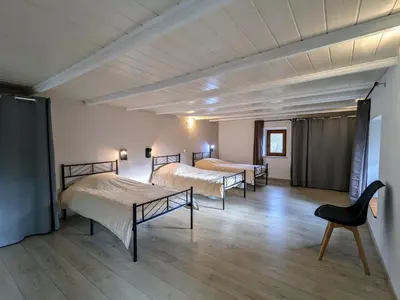 Plan de l'établissement Gîte familial de caractère pour 10 pers, vue vallée, proche ski - FR-1-589-790