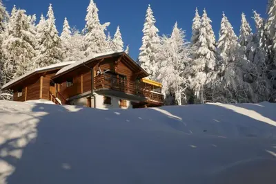 L'établissement La Sérotine Chalet GERARDMER en hiver