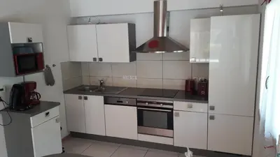 Cuisine ou kitchenette dans l'établissement CHALET AU CALME à GERARDMER