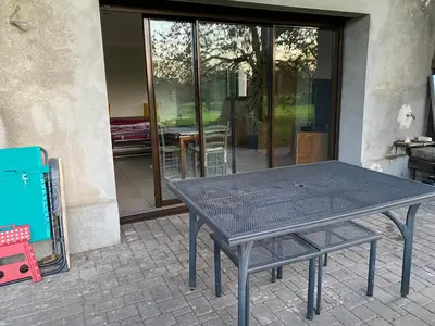 Balcon ou terrasse dans l'établissement Appartement Cosy
