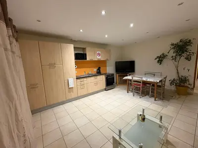 Cuisine ou kitchenette dans l'établissement Appartement Cosy