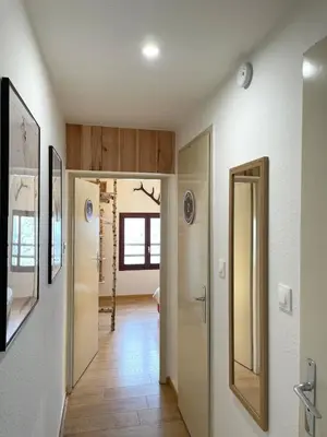 Télévision ou salle de divertissement dans l'établissement Appartement de montagne - Station du Schnepfenried