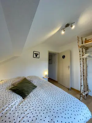 Un ou plusieurs lits dans un hébergement de l'établissement Appartement de montagne - Station du Schnepfenried