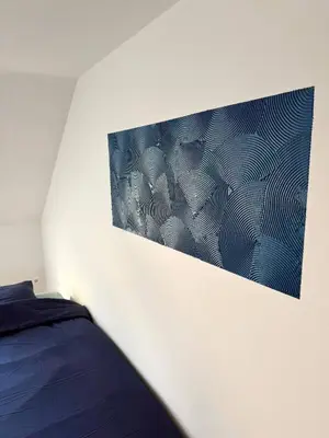 Un ou plusieurs lits dans un hébergement de l'établissement Cosy 4 - Montbéliard centre 80m2