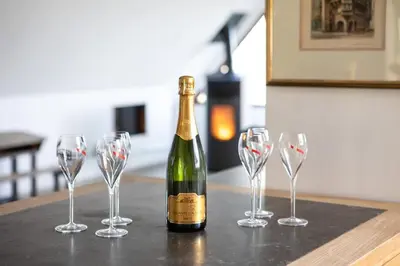 Boissons dans l'établissement La Grande Vallée - Vue exceptionnelle