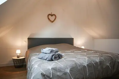Un ou plusieurs lits dans un hébergement de l'établissement Duplex Échanges complices ,Frontière