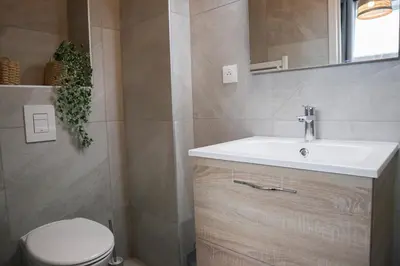 Salle de bains dans l'établissement Esprit COTON Free parking