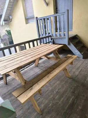 Balcon ou terrasse dans l'établissement Cosy 4 - Audincourt centre