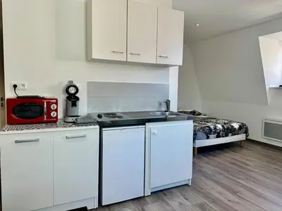 Cuisine ou kitchenette dans l'établissement #Petit cocon au cœur de Mulhouse