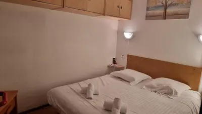Un ou plusieurs lits dans un hébergement de l'établissement Chez Mady - Terrasse, Vue Montagne & Proche Ski