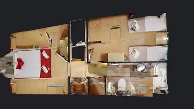 Cuisine ou kitchenette dans l'établissement Zum Bären Duplex - 1 Parking