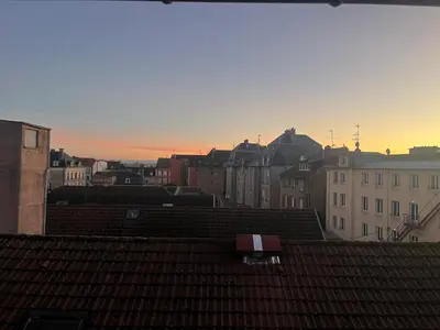 Lever ou coucher de soleil vu de l'appartement ou à proximité