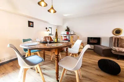 Coin salon dans l'établissement Au Vieux Porche Colmar