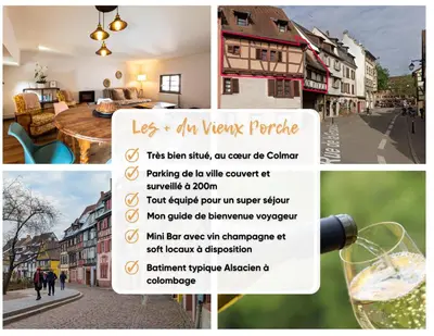 Plan de l'établissement Au Vieux Porche Colmar