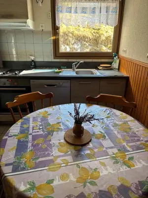 Cuisine ou kitchenette dans l'établissement Appartement typique 3 pièces La Bresse Hohneck