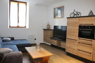 Cuisine ou kitchenette dans l'établissement apartment center Sélestat Le Melimi