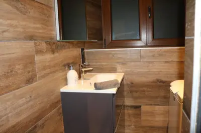 Salle de bains dans l'établissement apartment center Sélestat Le Melimi