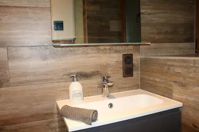 Salle de bains dans l'établissement apartment center Sélestat Le Melimi