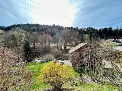 Paysage naturel près de le chalet