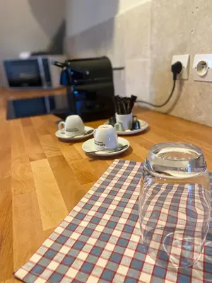 Plateau bouilloire dans l'établissement Gîte Gambrinus