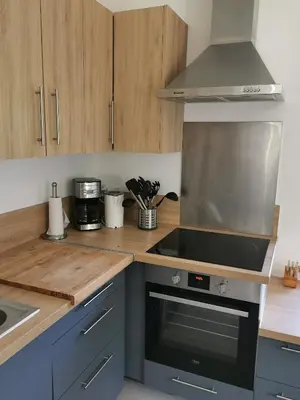 Cuisine ou kitchenette dans l'établissement Gite du Gehan #Vosges #Ski #Nature
