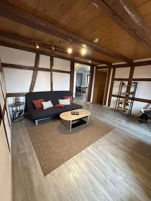 Coin salon dans l'établissement Le Rustique