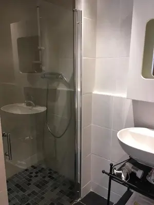 Salle de bains dans l'établissement Gite Les Hirondelles 6 pers Ribeauvillé