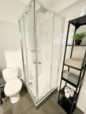 Salle de bains dans l'établissement Studio centre-ville Petite venise