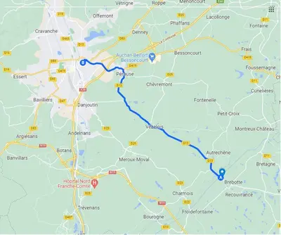 Plan de l'établissement L'Auberge du canal