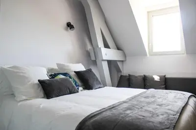 Un ou plusieurs lits dans un hébergement de l'établissement L'Auberge du canal
