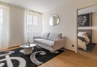 Coin salon dans l'établissement Ma.maison