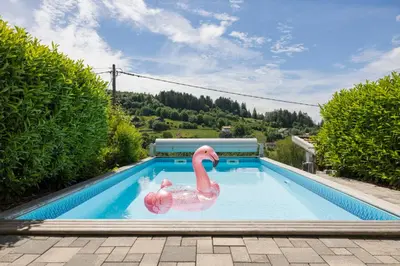 Piscine de l'établissement Chalet LES BICHES LUCY ou située à proximité