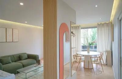 Coin salon dans l'établissement Cosy T2 proche du centre de Mulhouse