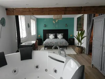 Plan de l'établissement Appartement avec Balnéo