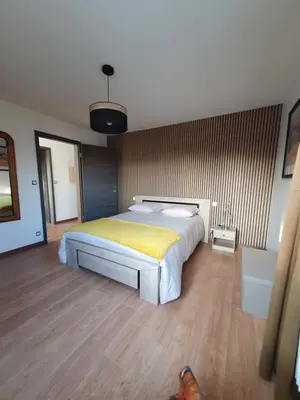 Un ou plusieurs lits dans un hébergement de l'établissement Grande maison proche Colmar