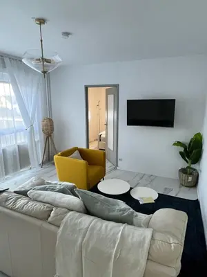 Télévision ou salle de divertissement dans l'établissement Charmant T2 Haut Standing