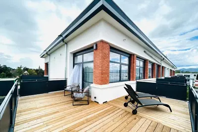 Balcon ou terrasse dans l'établissement Espace détente Gaudi