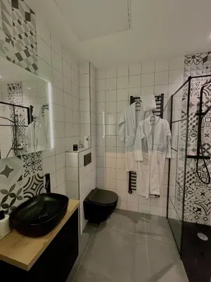 Salle de bains dans l'établissement Espace détente Gaudi