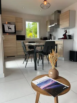 Cuisine ou kitchenette dans l'établissement Résidence Miselle 4 personnes