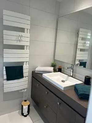 Salle de bains dans l'établissement Résidence Miselle 4 personnes