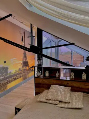 Un ou plusieurs lits dans un hébergement de l'établissement Studio Eiffel