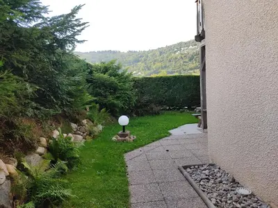 Vue générale sur la montagne ou vue sur la montagne depuis l'appartement