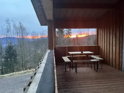 Paysage naturel près de la maison de vacances