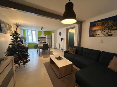 Coin salon dans l'établissement L'appart Rue Haute