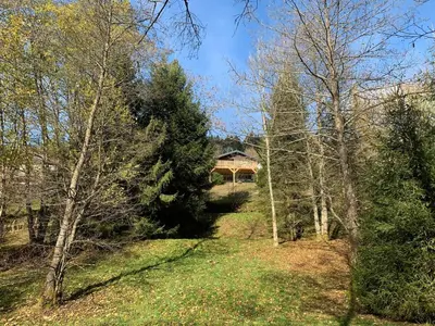 Paysage naturel près de le chalet